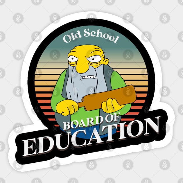 Board Of Education Sticker by Teesbyhugo